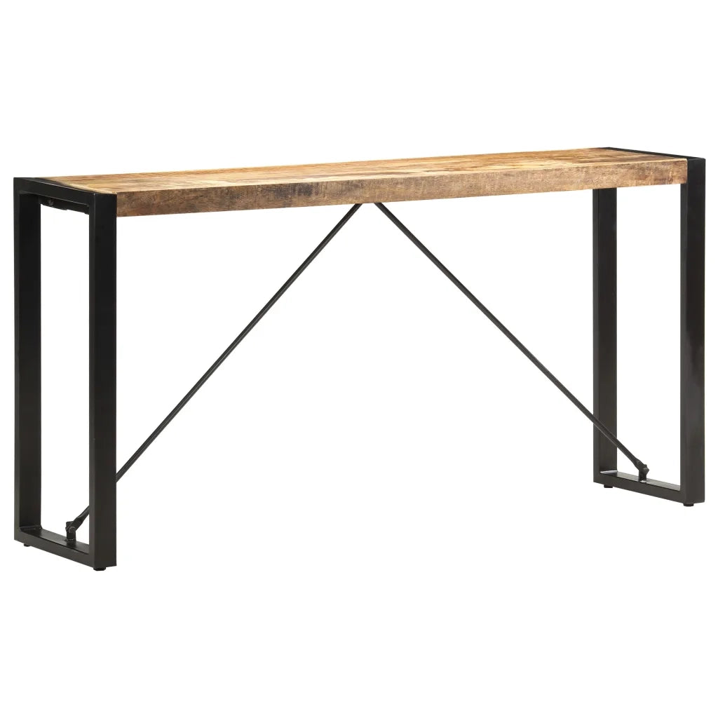Tavolo Consolle 150x35x76 cm in Legno Massello di Mango 285948