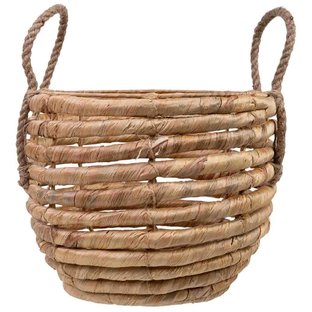 Cesto in fibra naturale marrone D27x22/28