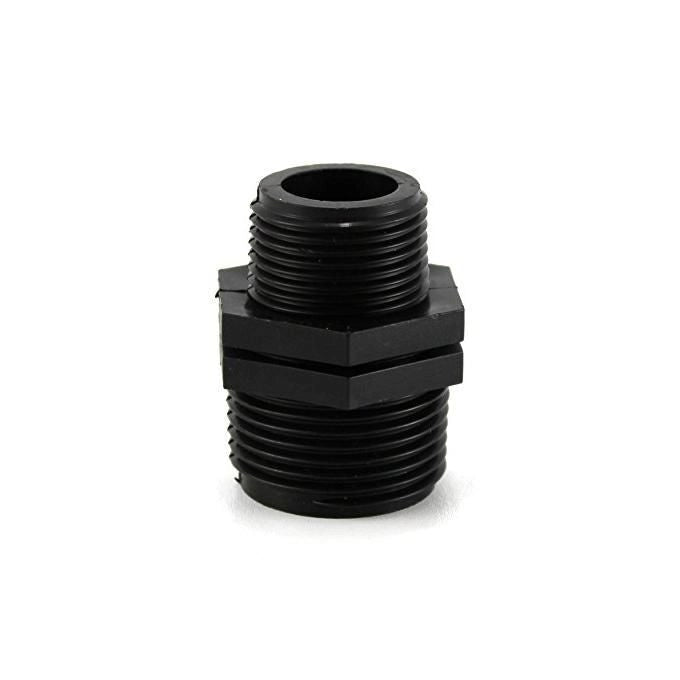 Irritec 8023058035680 Nipplo Ridotto Filettato Polipropilene PN10 Serie 619 1'' x 3-4'' per Irrigazione Bassa Pressione