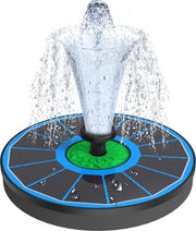 Pompa per fontana alimentata da energia solare 3,5 W per esterno 100% vetro 2023 aggiornamento per pompa per vasca con 8 effetti DIY - pompa per fontana galleggiante per giardino vasca per uccelli vasca per pesci.