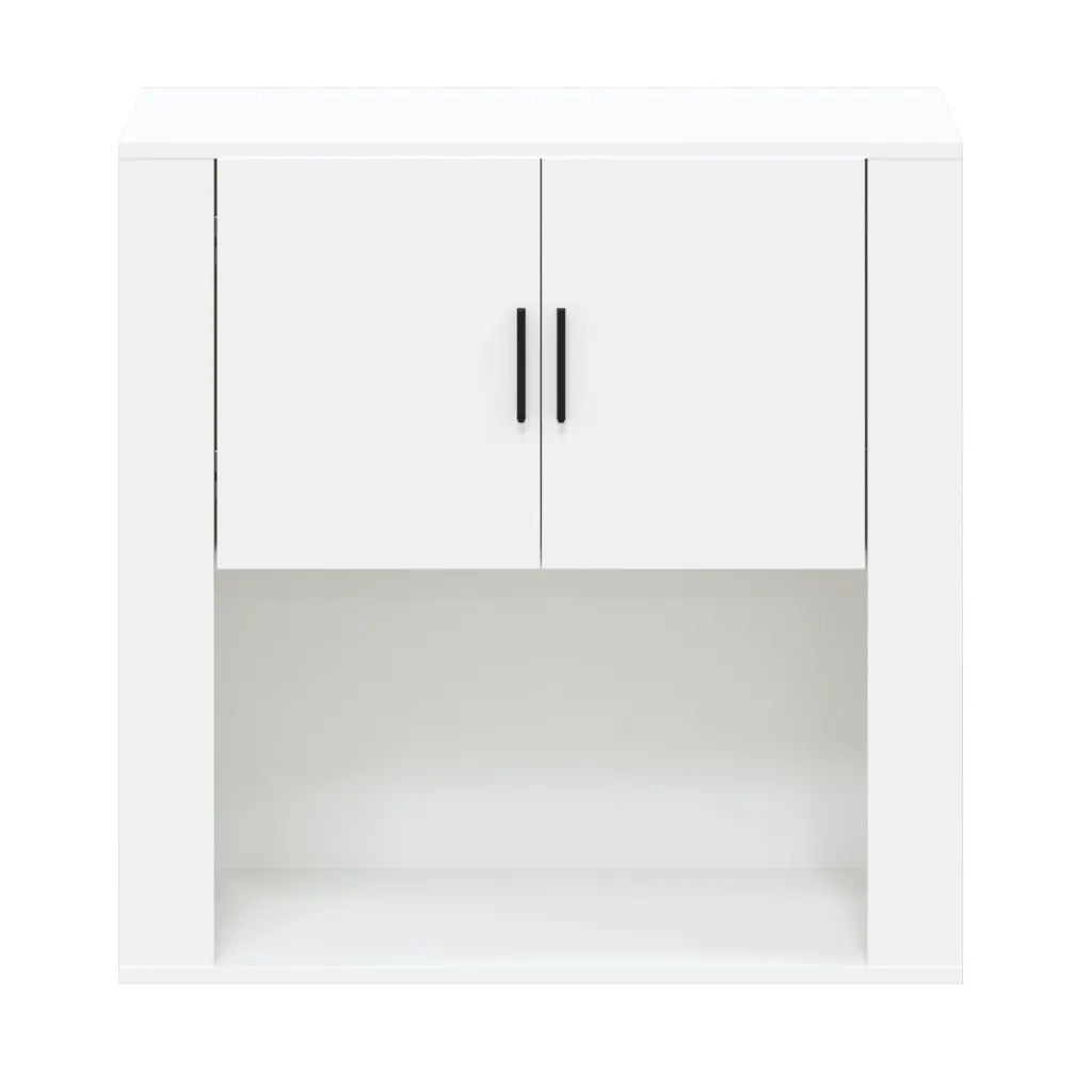 Mobile a Parete Bianco 80x33x80 cm in Legno Multistrato 816584