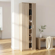 Armadio scarpiera con 7 scaffali in Legno Composito cm 33x45x192 - BONIFACE