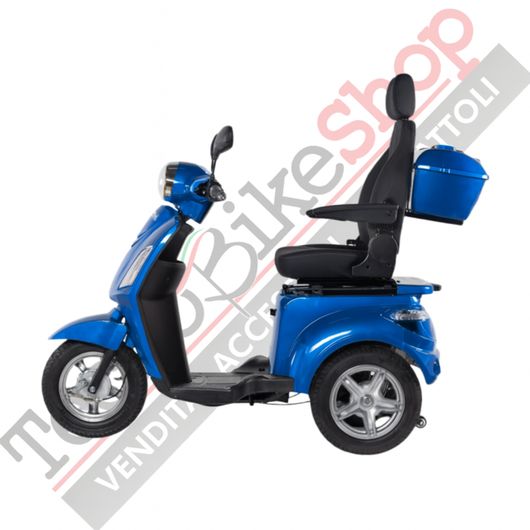Z-TECH ZT-15-C Trilux Plus – Scooter Elettrico 3 Ruote per Anziani e Disabili-Blu
