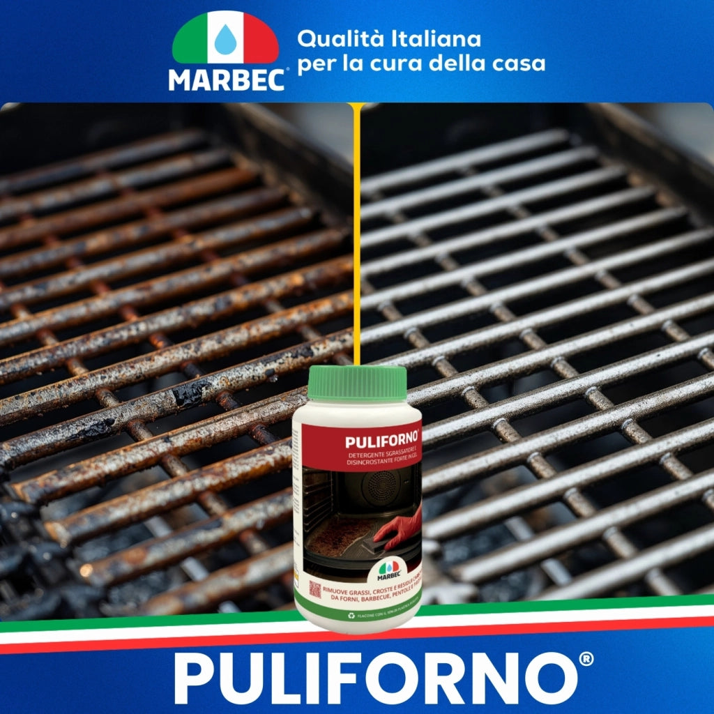 Kit Pulizia Forno e Barbecue, sgrassante e disincrostante, facile da usare Marbec KIT FORNO E BARBECUE