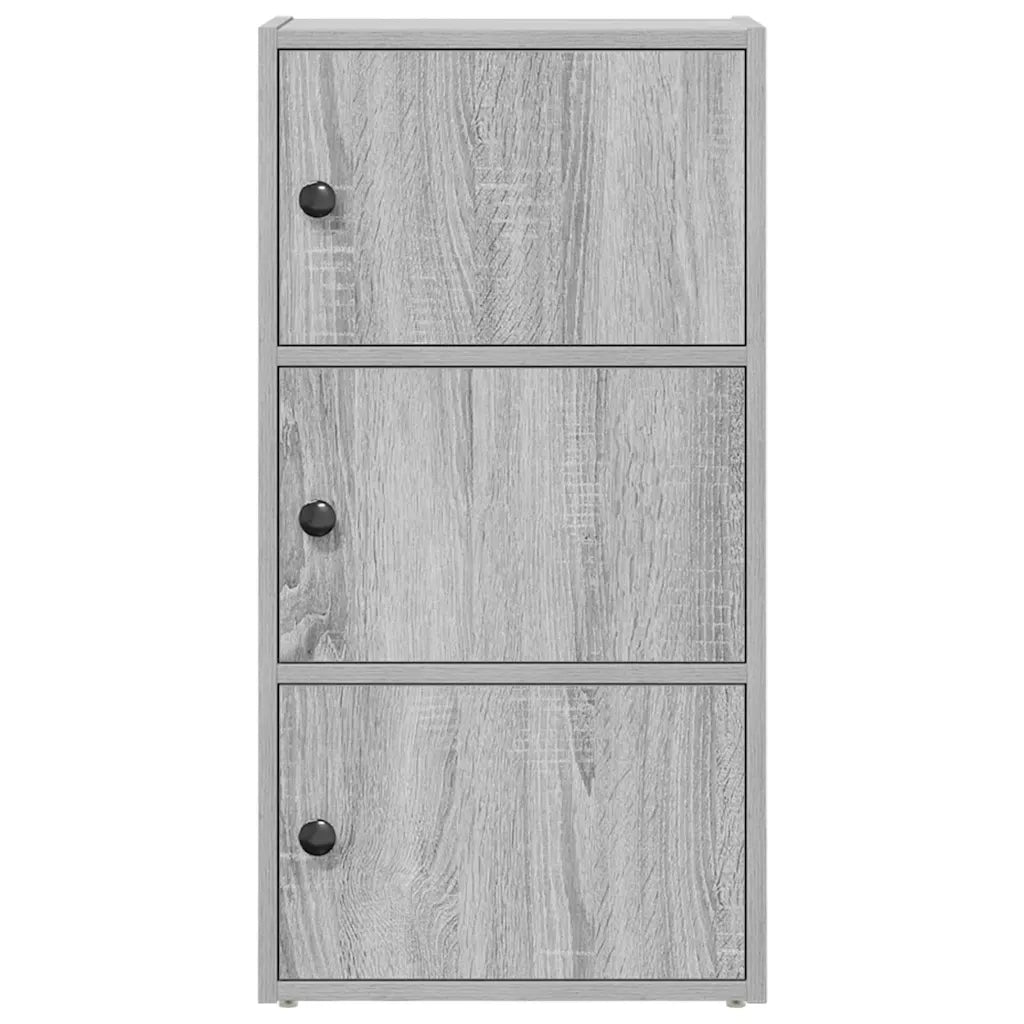 Libreria Grigio Sonoma 40x24x77 cm in Legno Multistrato 860369