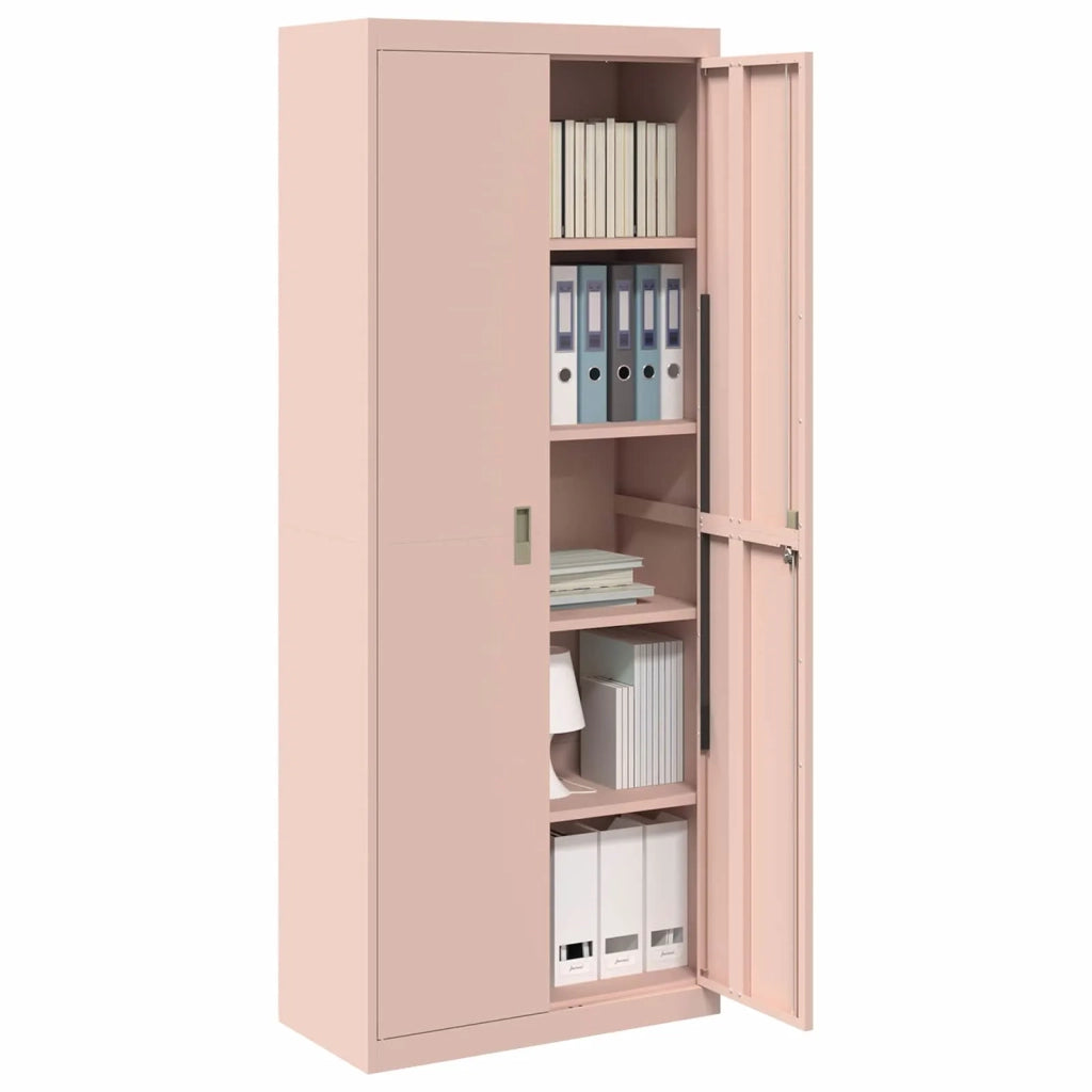 Armadio Rosa 80 x 40 x 200 cm Acciaio
