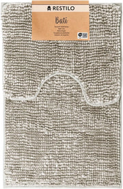 Set di tappetino per bagno badmat 50x80 cm e 40x50 cm con superficie antiscivolo Bati Beige