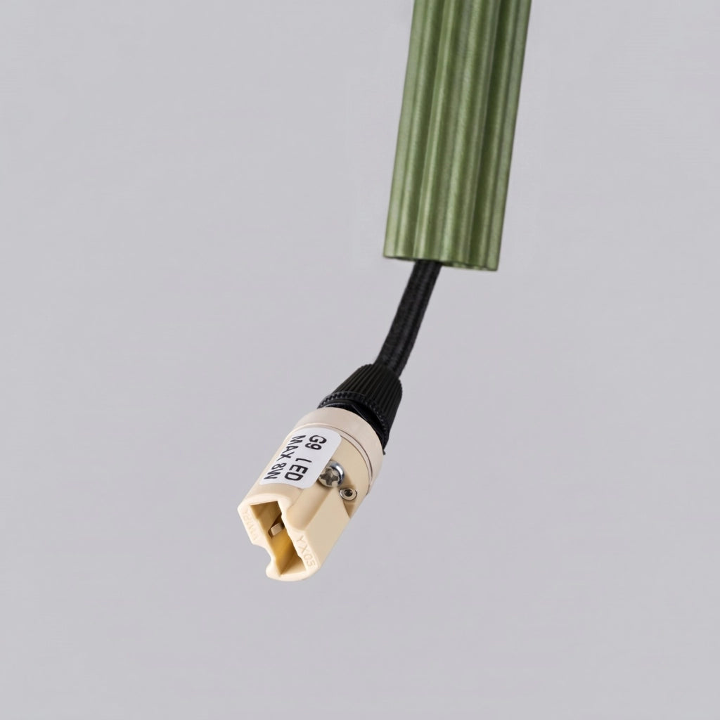Lampada a sospensione ARCHE 1 verde oliva