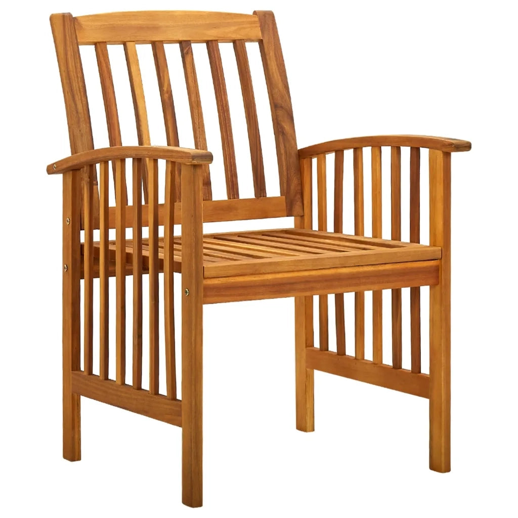 Set da Pranzo da Giardino 3 pz con Cuscini Massello di Acacia cod mxl 42537