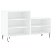Scarpiera mobile contenitore per scarpe mobile per ingresso/corridoio/soggiorno 102 x 36 x 60 cm legno ingegnerizzato bianco 02_0021423