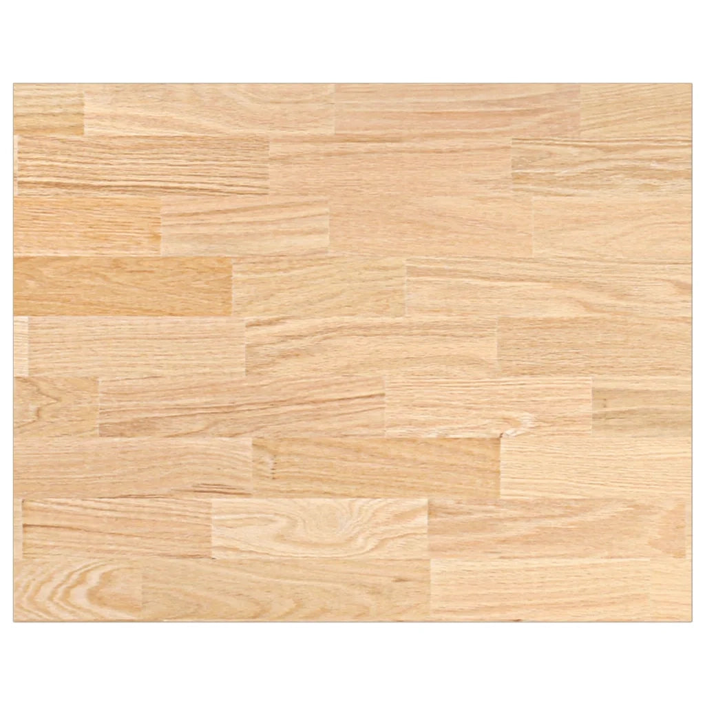 vidaXL Piano di Lavoro Cucina 80x63,5x4 cm Legno Massello Rovere