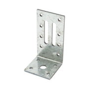 Biella regolabile 90x48x48mm, spessore 3mm, acciaio zincato