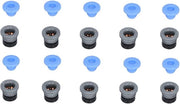 Viti Pneumatiche 10 Unità - Cappucci Ventilabili - Installazione Facile - Leggeri - Pratici - Inclusi Dadi Blu - Ventilabili