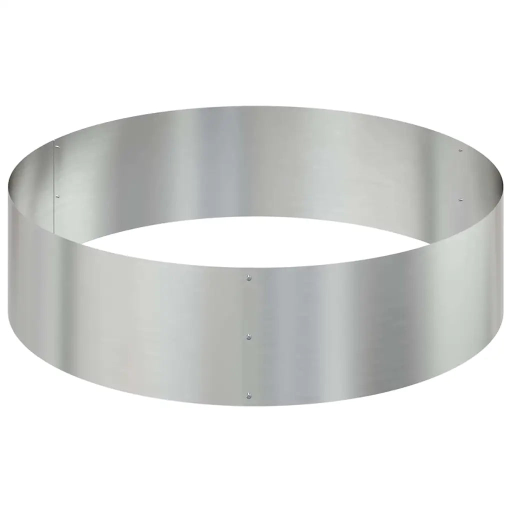 Vaso da giardino Argento 120 x 120 x 20 cm Acciaio zincato 873660