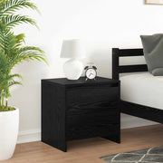 Armadio da Notte Rovere Nero 45 x 34 x 44,5 cm