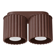 Plafoniera AURA 2 marrone GU10
