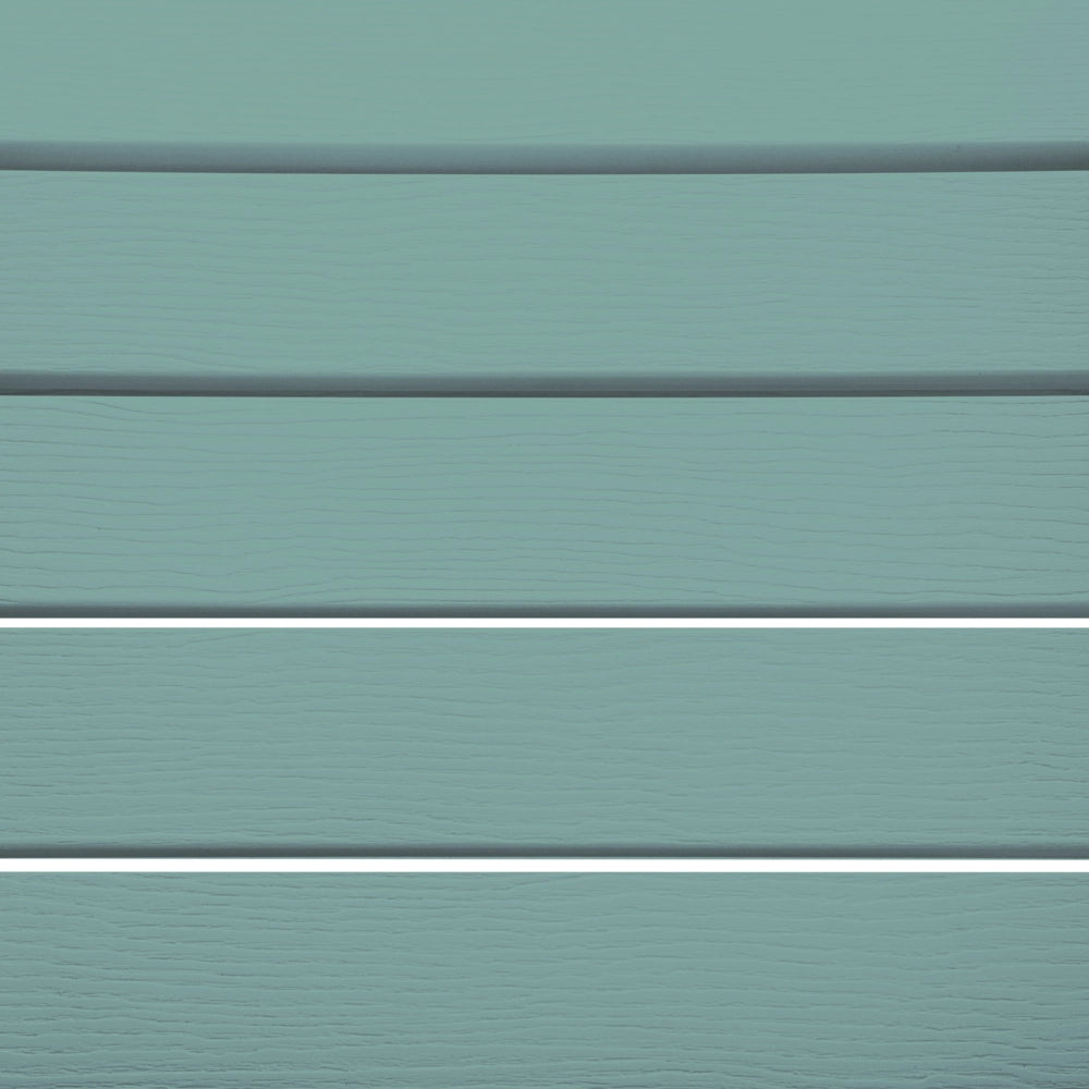 Sedia da giardino in plastica turchese in legno resistente agli agenti atmosferici in stile moderno