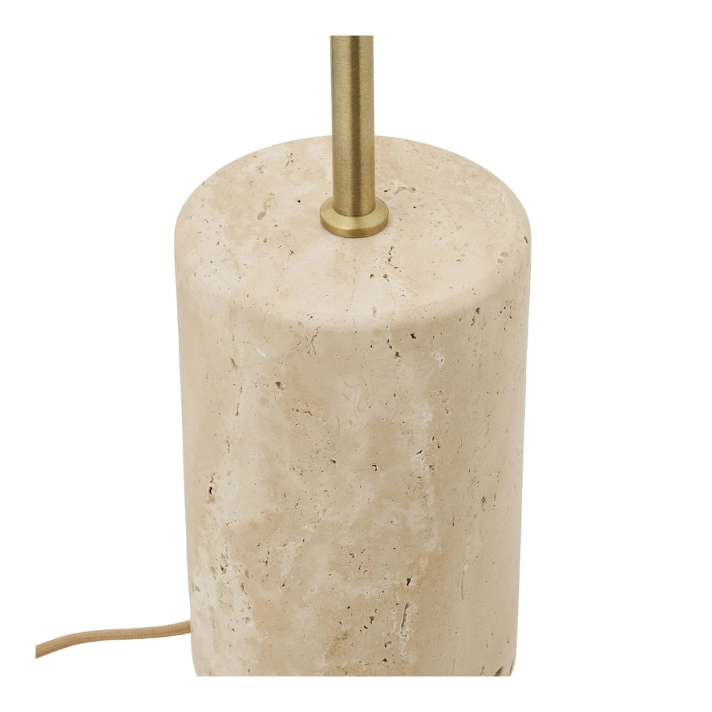 Lampada da Terra Sheffield, Beige, Metallo, 40x40x155 cm