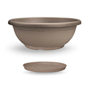 CIOTOLA DA 60 CM NAXOS CON SOTTOVASO VARI COLORI Colore: Avana