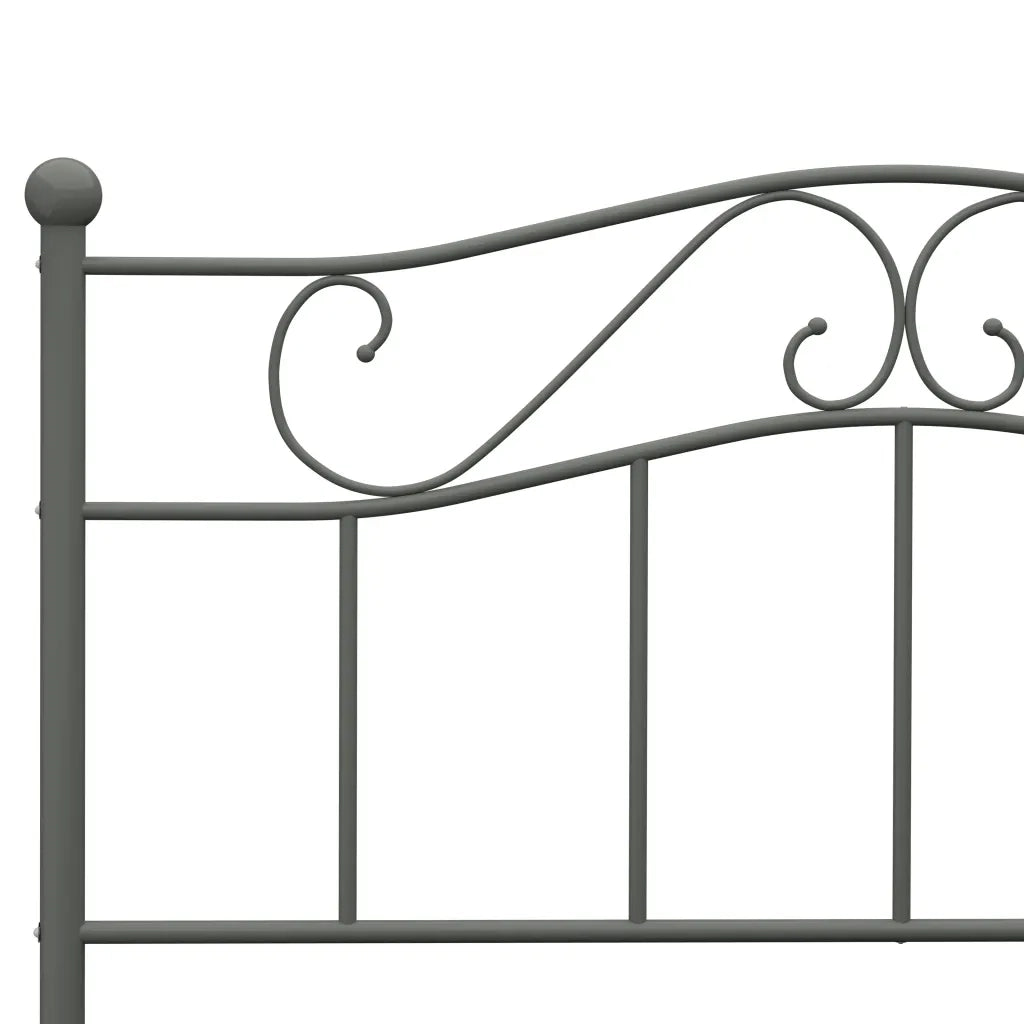 Giroletto Grigio in Metallo 160x200 cm