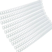 Legature a cilindro per A4/A5 - 10 pezzi - Design a cilindro - Spazio per 85 fogli - Materiale ABS - Cerniere metalliche