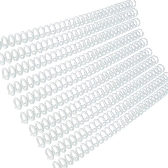 Legature a cilindro per A4/A5 - 10 pezzi - Design a cilindro - Spazio per 85 fogli - Materiale ABS - Cerniere metalliche