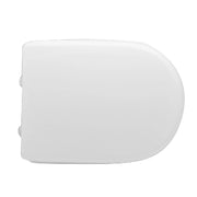Copriwater compatibile per WC Cierre vaso Piuma forma 7 Bianco