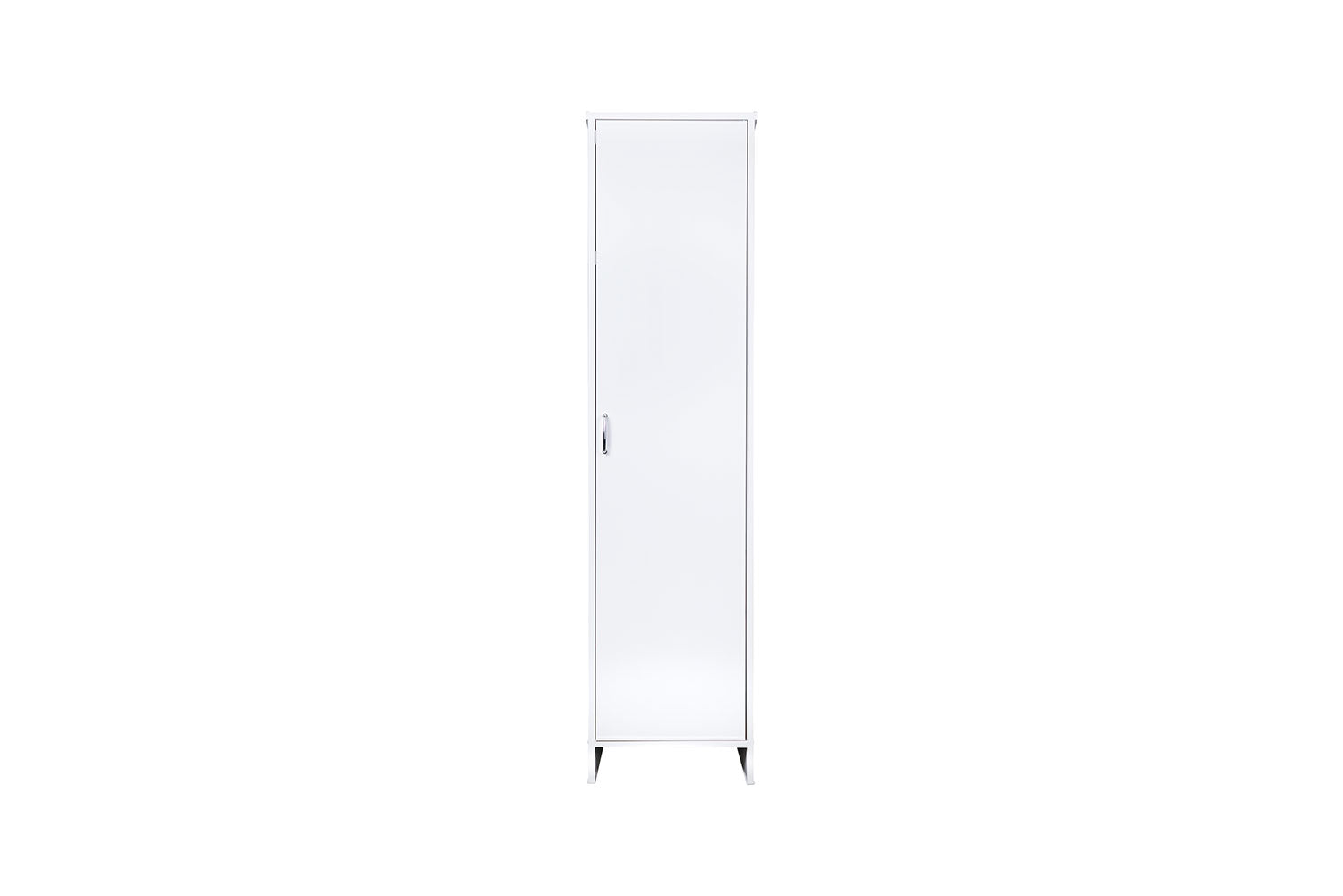 Mobile a Colonna Lavanderia da Esterno 46,5x49x182 cm in PVC Bianco