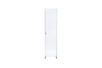 Mobile a Colonna Lavanderia da Esterno 46,5x49x182 cm in PVC Bianco