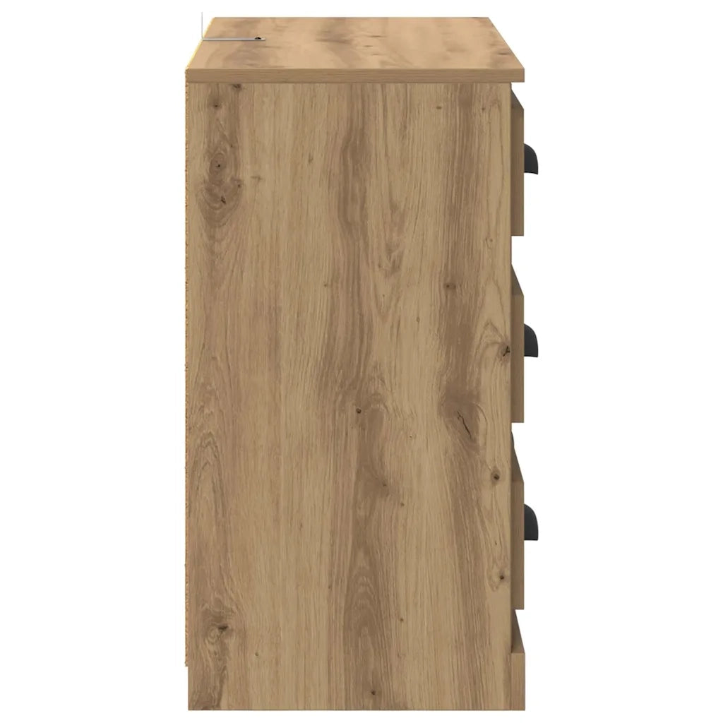 Credenza | Sideboards 2 pcs Rovere artigianale 70 x 35,5 x 67,5 cm