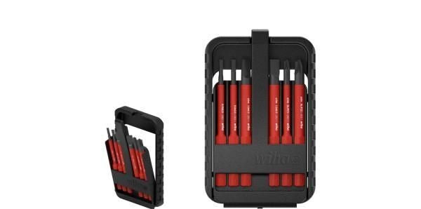 Wiha 43161 Set inserti slimBit electric TORX e TORX PLUS 13 pz isolati 1000 V AC compatibili speedE slimVario TorqueVario-S colore Nero