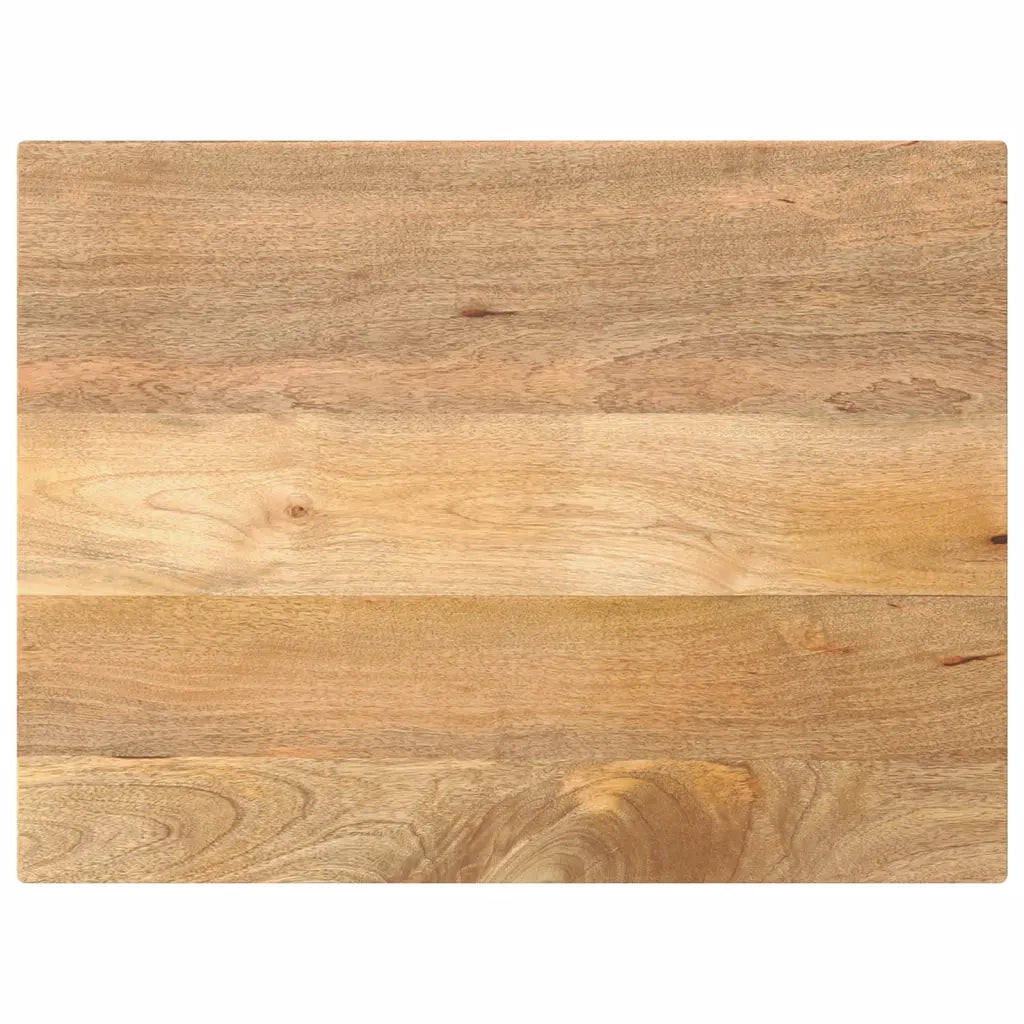 Piano per Tavolo 90x60x3,8 cm Rettangolare Legno Massello Mango