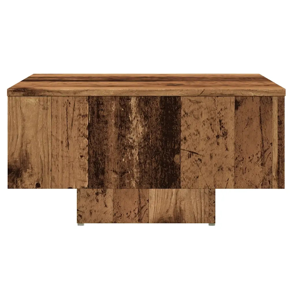 Tavolino Salotto Legno Antico 60x60x31,5 cm Legno Multistrato 856550