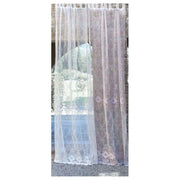 Tenda con Passanti stile Shabby Chic in Cotone Rosa Arredo Casa Blanc Mariclò