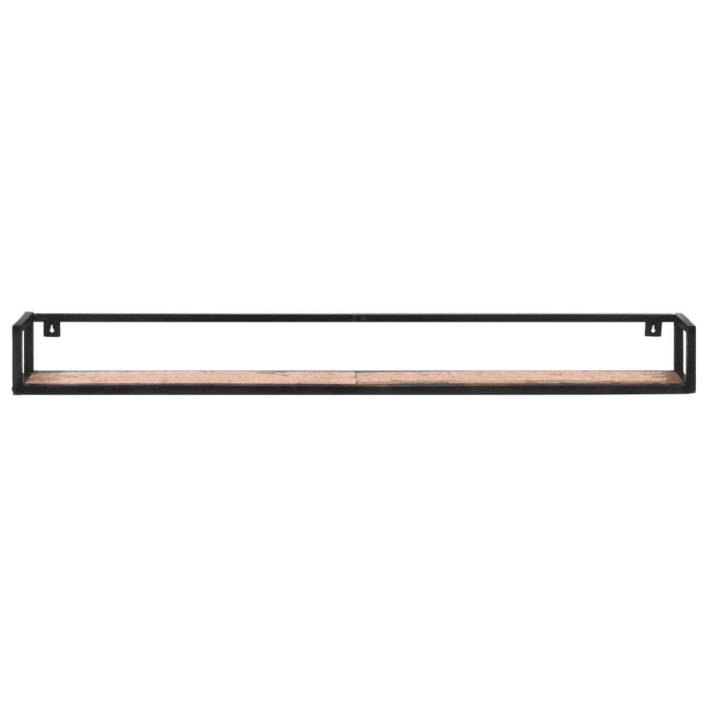 Mensole a Muro 2 pz 160 cm in Legno Massello di Recupero 320677