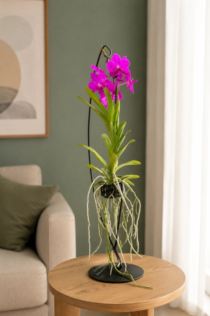 Gardenaria Vanda con supporto - Pianta da interno ornamentale Altezza: 70 cm (vaso 15)