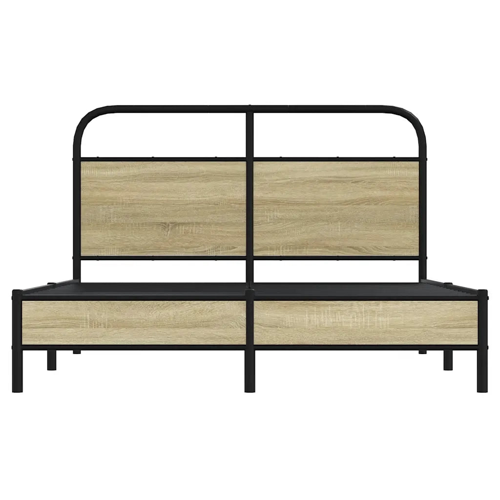 Giroletto senza Materasso Rovere Sonoma 120x190cm in Truciolato 4100407
