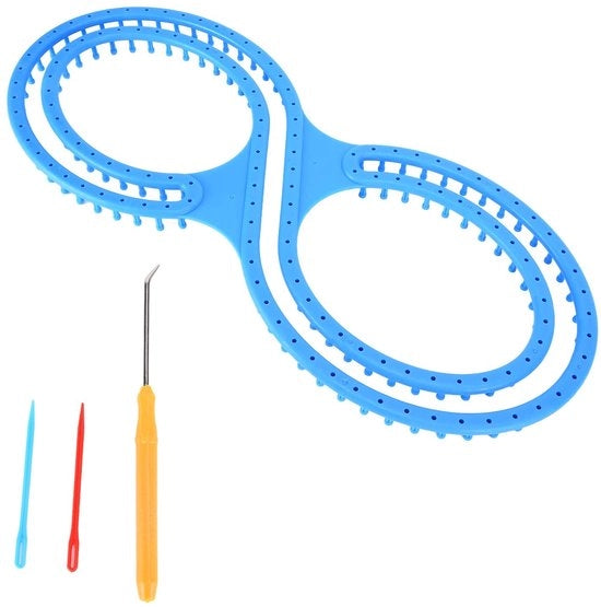 Set di cardatura per l'uncinetto - Leggero e portatile - Ideale per calze e scialli - Completo con ago e spilli - Per appassionati di cucito.
