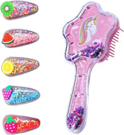 Kit di Capelli per Estetista con 5 Spille per Capelli - Rosso - per uso Professionale
