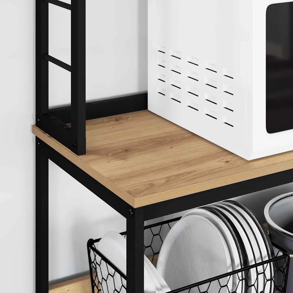Mensola da cucina Rovere artigianale 80 x 40 x 168 cm CFW5942152