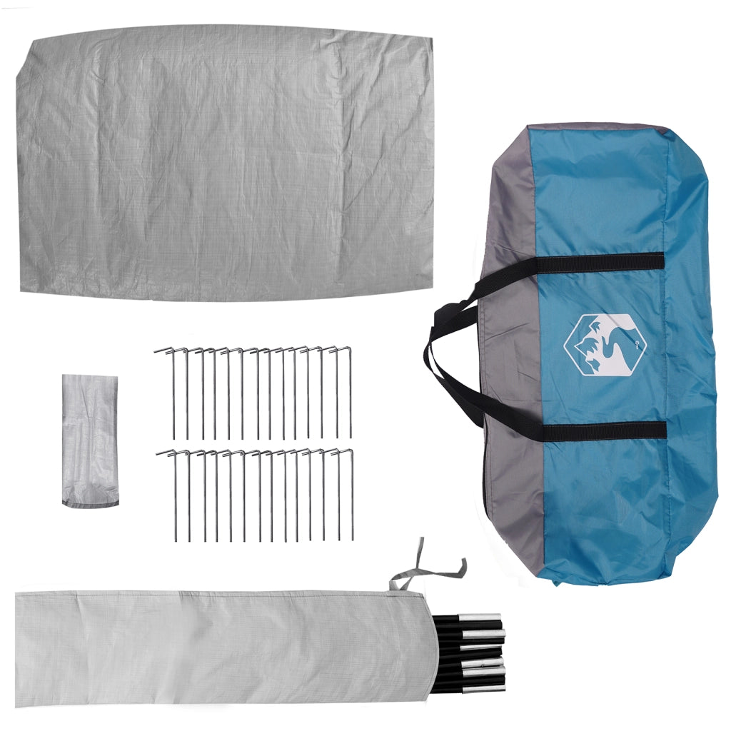 Tenda Familiare Tipi Blu 6 Persone Impermeabile