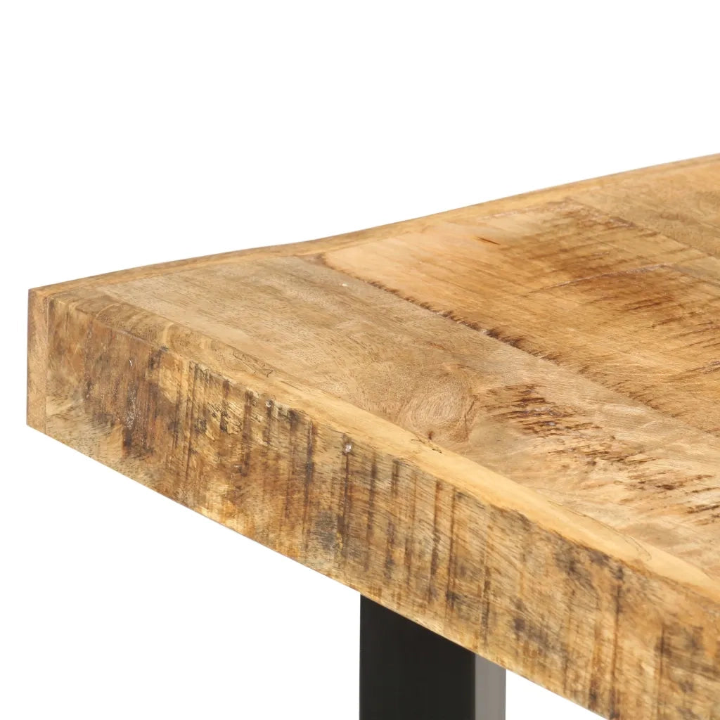 Tavolo da Bar 150x70x107 cm in Legno Ruvido di Mango 286612