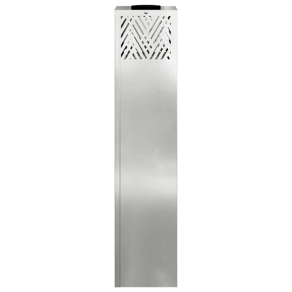 Faro LED solare per sentieri 2 pz Argento Zincato CFW9130397