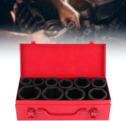 Kit di chiavi a martello 10 pezzi - set di chiavi a doppio fine - contenitore di misurazione per fori da 22 a 50 mm - materiale Cr-Mo di alta qualità - duraturo - con contenitore di conservazione