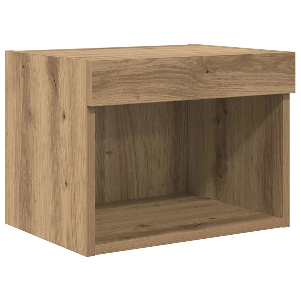 Unità per TV a Muro 5 pcs Rovere Nero Legno multistrato 3402924