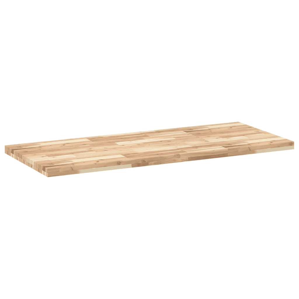 Piano da Bagno Non Trattato 120x60x4cm Legno Massello di Acacia 3279685