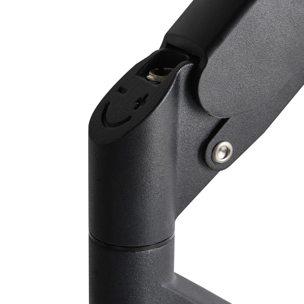 Supporto da tavolo doppio braccio per 2 schermi monitor girevole Rotazione display Nero