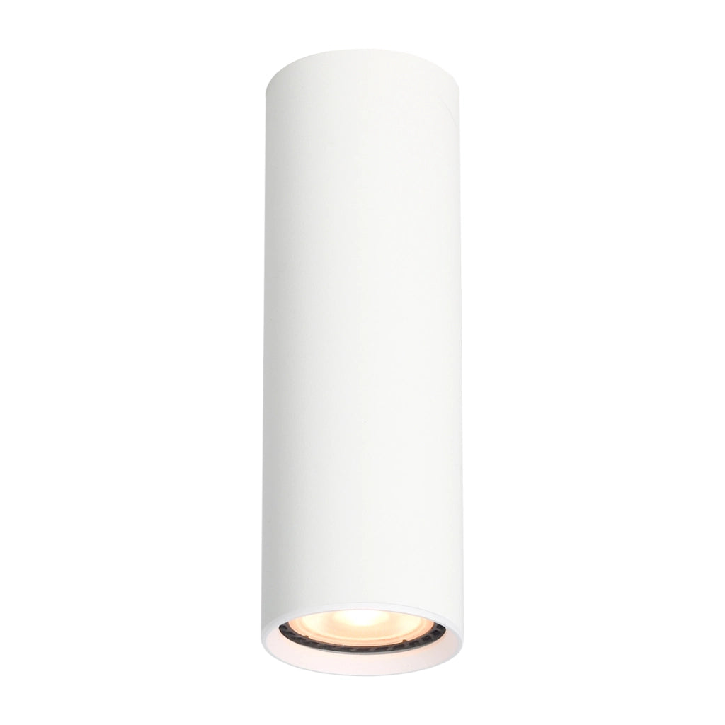 Spot soffitto moderno bianco tubo 17cm GU10 Italux