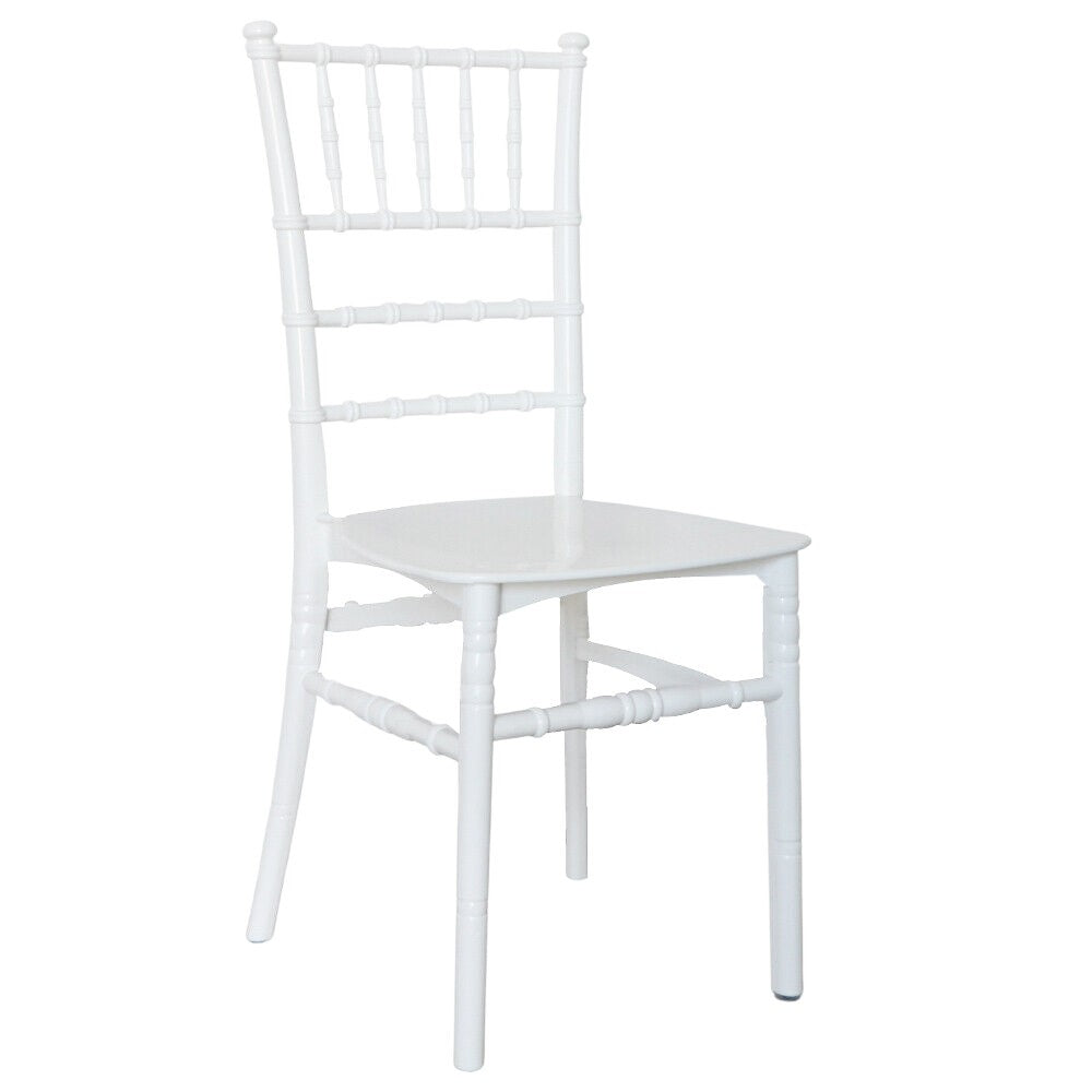 Set 2 Sedie 39x40x91 cm di Chiavari Design Classico Bianche