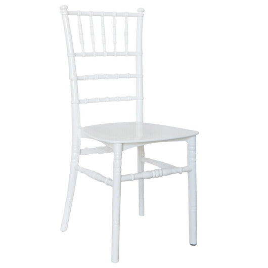 Set 2 Sedie 39x40x91 cm di Chiavari Design Classico Bianche